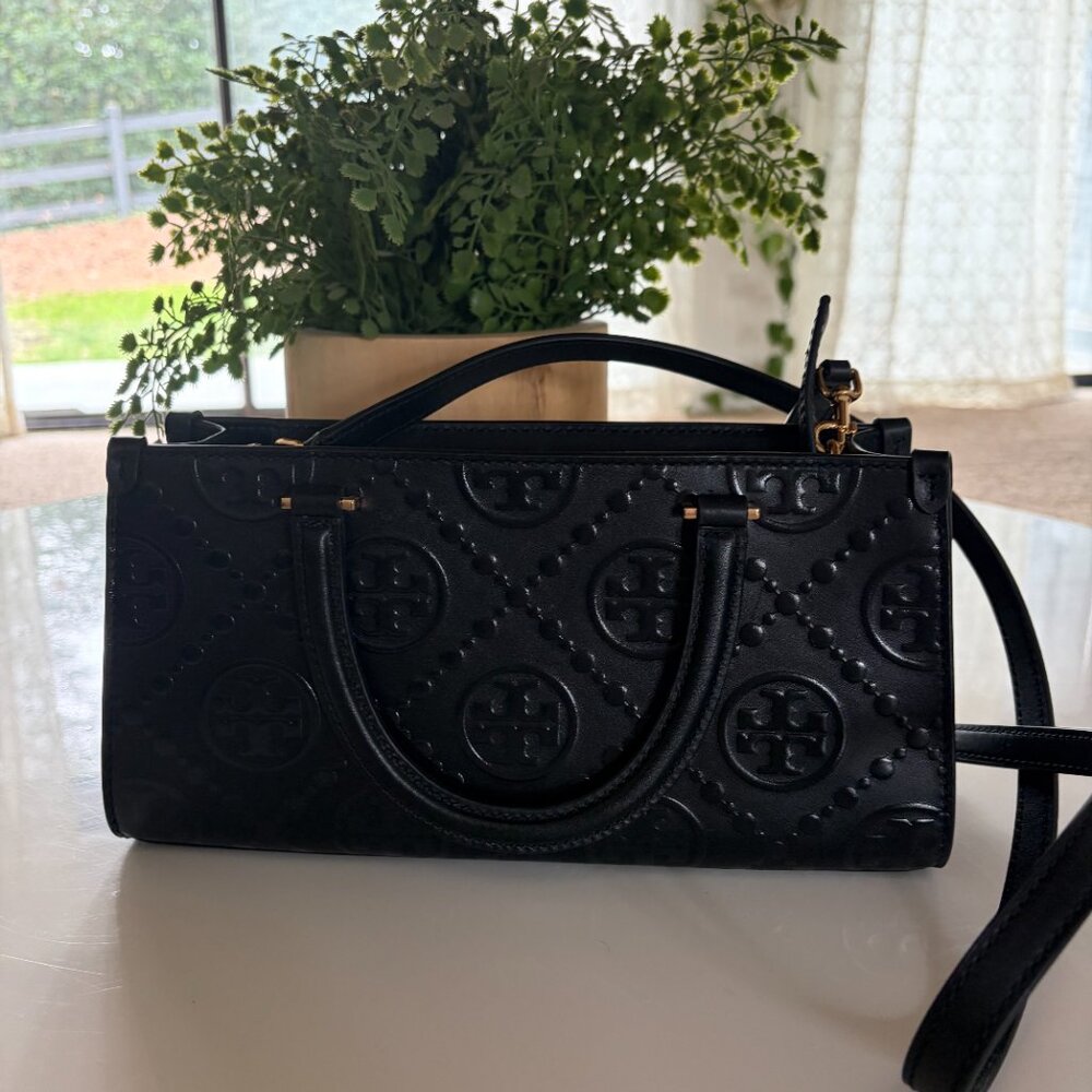 Tory Burch Small T Monogram Embossed East-West Top Handle Bag - Retail $490 - Picture 6 of 6